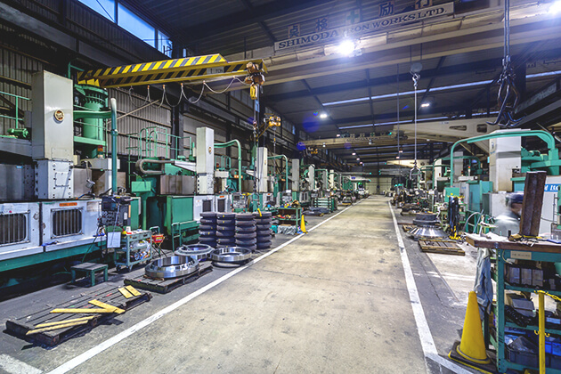 Medium products machining area